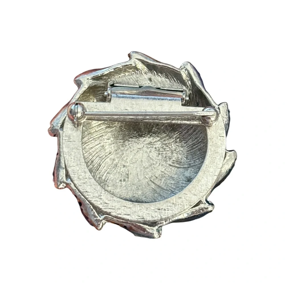 Vintage Avon Moonwind scarf clip and brooch Swirl